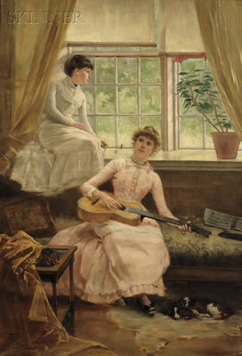 Leisure Hour by Hugo August Bernhard Breul - Auction record, sale price, and art valuation. Compare with similar artists and explore comparable artworks.