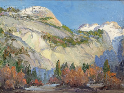 North Dome, Yosemite by Arthur Josiah Hammond - Auction record, sale price, and art valuation. Compare with similar artists and explore comparable artworks.