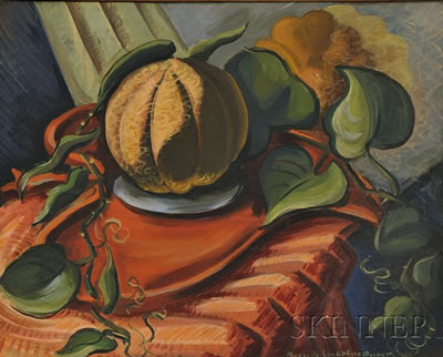 Still Life with Casaba Melon
