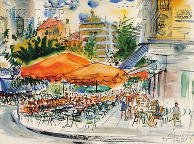 Cafe View in Kolonaki, Athens