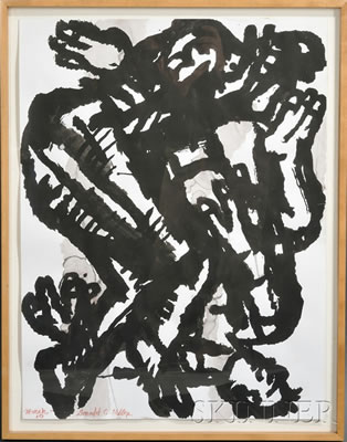 Figural Abstraction by Donald Kelley - Auction record, sale price, and art valuation. Compare with similar artists and explore comparable artworks.