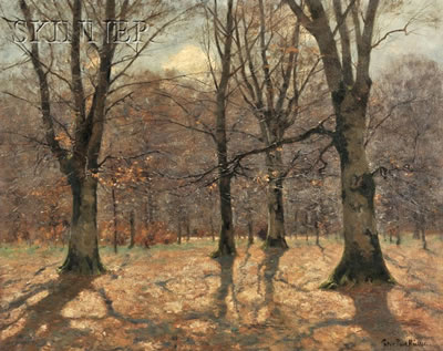 Thru the Woods by Peter Paul Muller - Auction record, sale price, and art valuation. Compare with similar artists and explore comparable artworks.