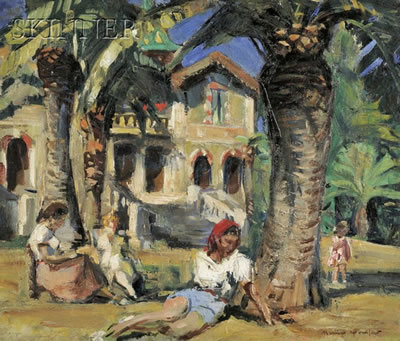 Sample artwork by Marius Woulfart (1905 - 1991), known for painting - View similar artists and auction records