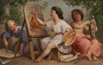 Sample artwork by Karl Joseph Geiger (1822 - 1905), known for painting - View similar artists and auction records