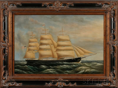 Portrait of an American Clipper Ship