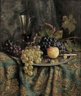 Still Life with Fruit and Wine