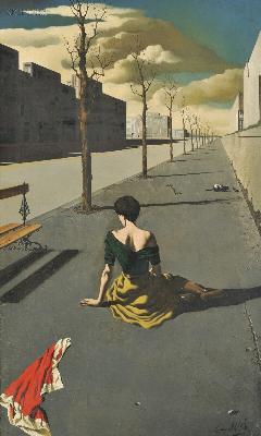 Sample artwork by Jose Manuel Capuletti (1925 - 1978), known for watercolor, painting, and aquapainting with a surrealist style, portraits, and scenographies for ballet - View similar artists and auction records