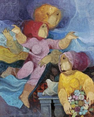 Women with Doves