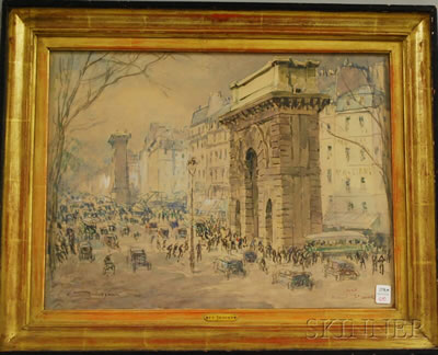 Boulevard St. Martin by Fernand-Fortune Truffaut - Auction record, sale price, and art valuation. Compare with similar artists and explore comparable artworks.