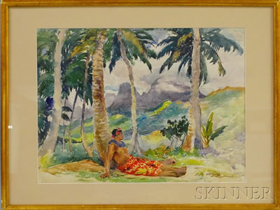 Valley in Moorea.