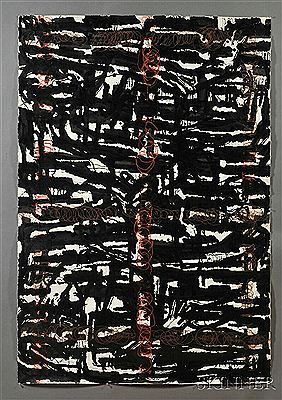 Sample artwork by Donald Kelley (1928 - 2018), known for abstract, expressionist painting, drawing, sculpture, prints - View similar artists and auction records