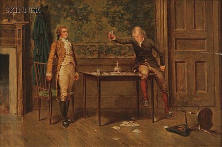 The End of the Game by Leon (John Leon) Moran - Auction record, sale price, and art valuation. Compare with similar artists and explore comparable artworks.