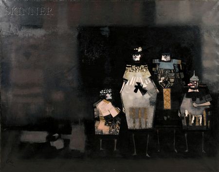 Sample artwork by Antonio Rodriguez Luna (1910 - 1985), known for painting - View similar artists and auction records