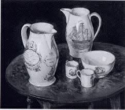 Still Life with Liverpool Ware