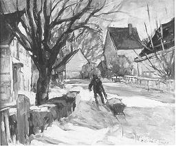 The Sled/A Winter Scene by Mildred C Jones - Auction record, sale price, and art valuation. Compare with similar artists and explore comparable artworks.