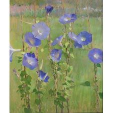 Heavenly Blues/A Still Life by Laura Coombs Hills - Auction record, sale price, and art valuation. Compare with similar artists and explore comparable artworks.