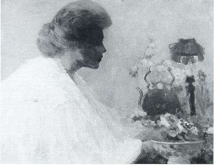 Arranging Spring Roses