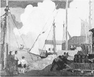 The Dock Workers by Carl Harold Nordstrom - Auction record, sale price, and art valuation. Compare with similar artists and explore comparable artworks.