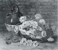 Still Life With Basket of Flowers