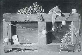 Still Life with Cork, Board and Berries