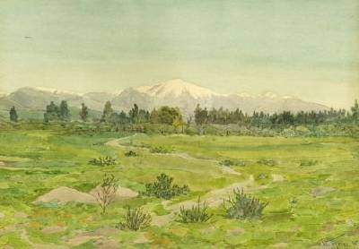 Baldy from Santa Fe Flats by John Theiss - Auction record, sale price, and art valuation. Compare with similar artists and explore comparable artworks.