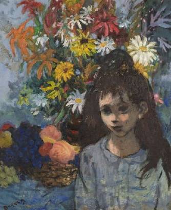 Sample artwork by Louis Burnett (1907 - 1999), known for figure, landscape - View similar artists and auction records