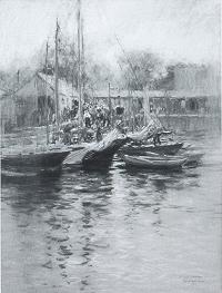 The Critics/A Harbor View by Louis Doyle Norton - Auction record, sale price, and art valuation. Compare with similar artists and explore comparable artworks.