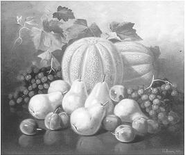 Still Life With Melons, Grapes