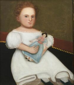 Child in White with Doll