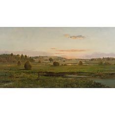 Hay Harvest, Sunset