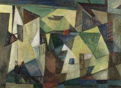 Abstracted Landscape by Glen Mitchell - Auction record, sale price, and art valuation. Compare with similar artists and explore comparable artworks.