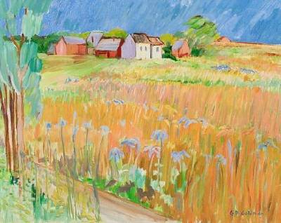 Sample artwork by Geraldine Riley Douglas Goldman (20/21st century), known for marine, landscape - View similar artists and auction records