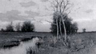 Sample artwork by Arthur Hoeber (1854 - 1915), known for tonalist new england landscape and skyscape painting - View similar artists and auction records