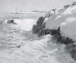 Surf and Dunes in Winter
