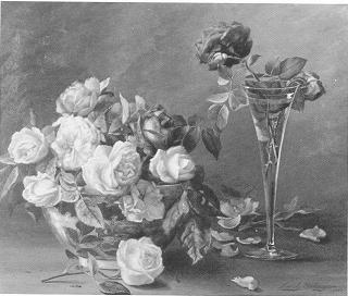 Still Life with Rose by Emily Harris McGary Selinger - Auction record, sale price, and art valuation. Compare with similar artists and explore comparable artworks.