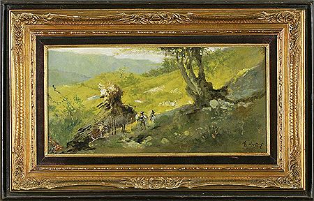 Bauernpaar auf einem Feldweg by Emilio Magistretti - Auction record, sale price, and art valuation. Compare with similar artists and explore comparable artworks.