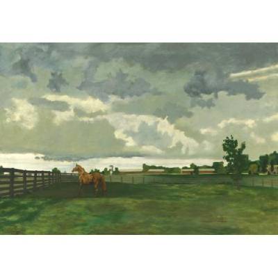 Man O'War in Retirement, 1947 by Vaughn Flannery - Auction record, sale price, and art valuation. Compare with similar artists and explore comparable artworks.