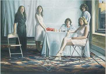 Portrait of Five Figures by Sidney Goodman - Auction record, sale price, and art valuation. Compare with similar artists and explore comparable artworks.