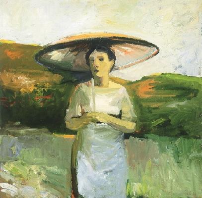 Woman with Umbrella