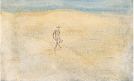 Travelling Salesman on Barren Soil