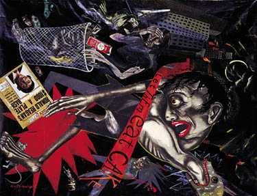 Sample artwork by Sue Coe (Born 1952), known for mod figure, animal, illustration - View similar artists and auction records