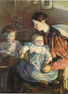 Les Heures Du Soir by Elizabeth Nourse - Auction record, sale price, and art valuation. Compare with similar artists and explore comparable artworks.