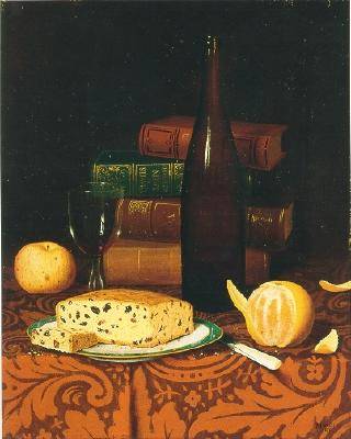 Still Life with Raisincake