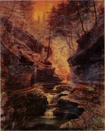 Rainbow Falls, Watkins Glen, New York by James Hope - Auction record, sale price, and art valuation. Compare with similar artists and explore comparable artworks.
