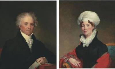 John Haven and Ann Woodward Haven: A pair of Paintings