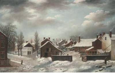 Winter Scene in Brooklyn
