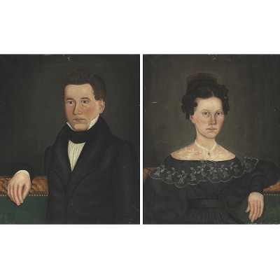 Thomas B. Stockin and Lydia Ann Chase Stockin by Royall Brewster Smith - Auction record, sale price, and art valuation. Compare with similar artists and explore comparable artworks.