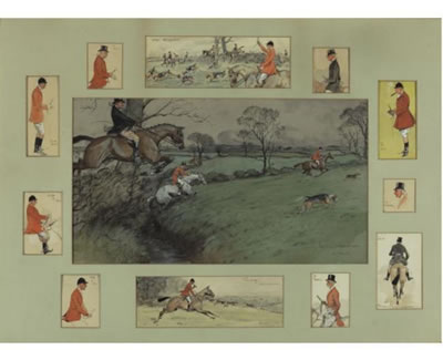 Sample artwork by Charles Johnson Payne (1884 - 1967), known for drawings, military figures, racing, equestrian scenes, and prints - View similar artists and auction records