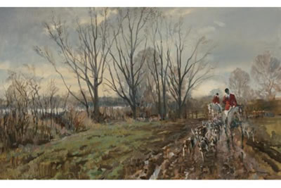 AFTER THE HUNT by John Theodore Eardley Kenney - Auction record, sale price, and art valuation. Compare with similar artists and explore comparable artworks.