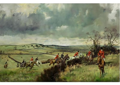 THE FERNIE, NEAR CRANOE, AHUNT FROM CAUDLE CHURCH, LANGTON TOWER ON THE SKYLINE by Michael Lyne - Auction record, sale price, and art valuation. Compare with similar artists and explore comparable artworks.